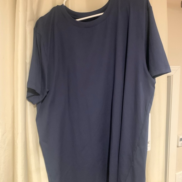 ALO Yoga Blue Short Sleeve Tee - Picture 1 of 3